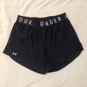 Used Under Armour 5” gym shorts